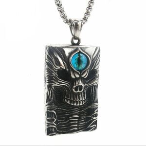 Necklace - Gothic Skull Pendant Chain
